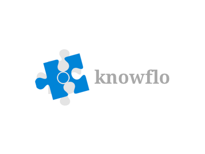Knowflo logo concept logo