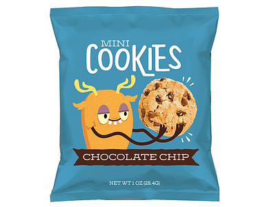 Cookie Packaging chocolate cookies monster packaging