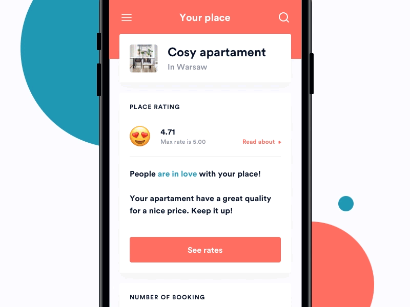 Airbnb - Dashboard concept airbnb booking dashboard iphone iphone x mobile room travel trip ui ux x