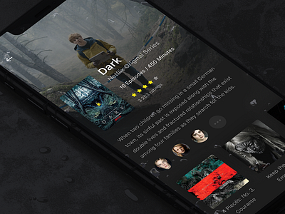 Dark TV Series dark dark ui ios iphone x mobile movie music netflix series soundtrack tv ui