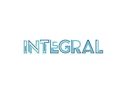 Integral architecture brand concept creative design identity illustrator integral interior logo type visual