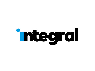 Unused concept ( Integral ) blue brand branding concept i identity illustrator integral logo logotype type unused