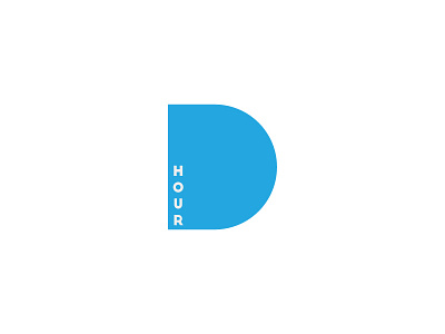 Unused concept (Digital Hour) blue brand branding d digital identity illustration letter logo minimal monogram