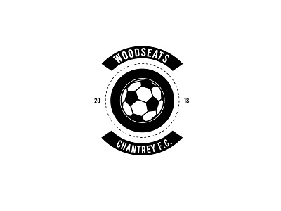 Woodseats Chantrey F.C. badge branding circle crest football icon identity logo soccer sport type