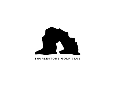 Thurlestone Golf Club brand branding club design golf graphic design ident identity logo logotype mark modern logo shape