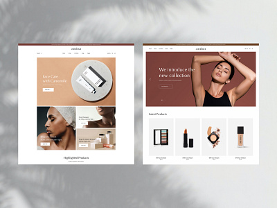 Amina - Beauty and Skincare WordPress Theme beauty branding cosmetic cosmetics design elementor figma minimal skincare theme ui ux web d web design website wordpress