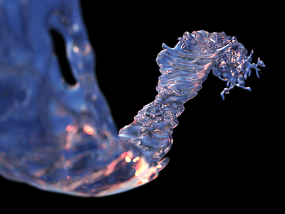 Liquid Flow cinema 4d houdini octane render