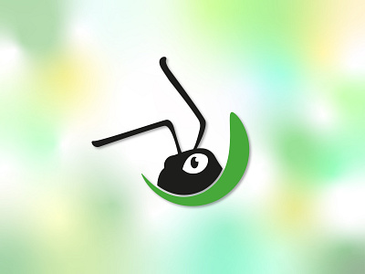 Ant logo animal ant branding design flat icon logo nature vector