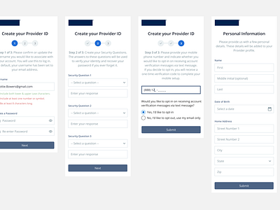 National Health Insurance Company, Registration process (mobile)