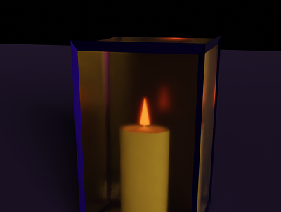 3D Candle 3d 3d modeling 3dart 3dartist blender blender3dart design texture