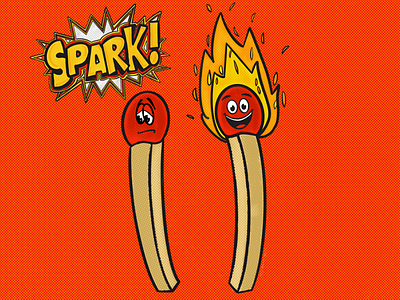 spark! commission graphic design illustration