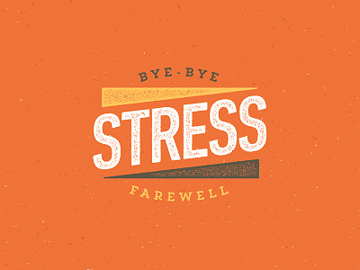Distressed Stress stamp type typography vintage