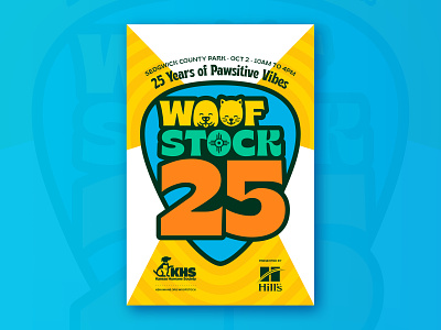 Woofstock 25 – Concept 3 design event graphic design poster