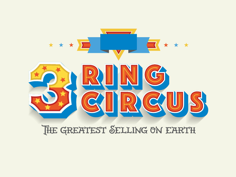 3 Ring Circus Theme by Mike Gangwere on Dribbble