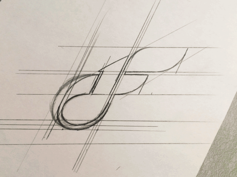 First Friday branding logo monogram music note sketch wichita