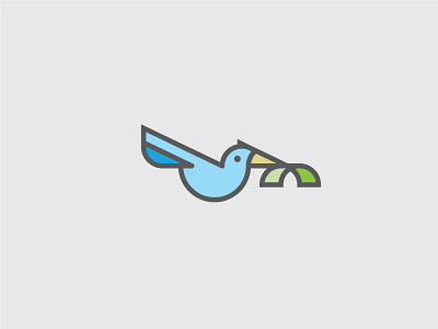 Another day, another dollar bird dollar icon illustration money