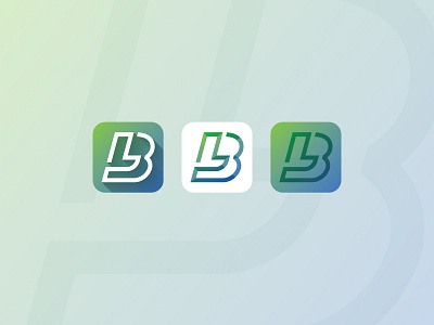 LB Monogram App Icon 2 app icon application branding icon logo monogram type typography