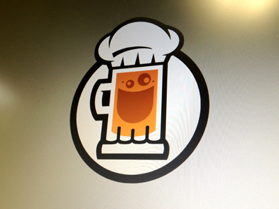 Drunk Beer Chef beer beer mug cartoon character chef chef hat face glass mug stein