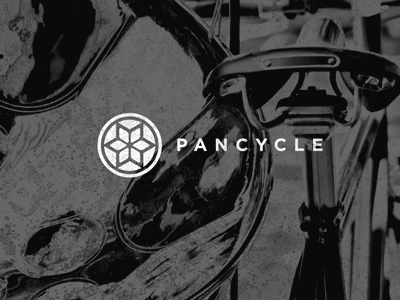 Pancycle Logo (Color & BW) (GIF) bicycle bike bikes cycling geometric logo music pan pancycle steel drum