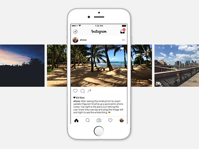 Instagram Panorama Concept