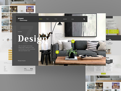 INTERIOR DESIGN WEBSITE