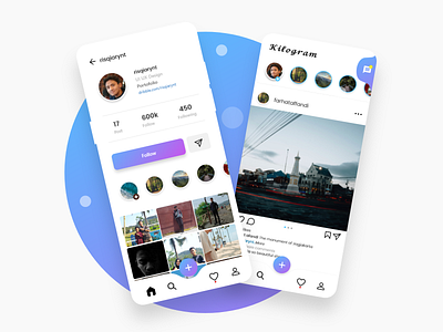 Social Media UI UX Design by Me