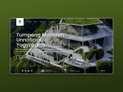 Web Design Tumpeng Menoreh Yogyakarta by Me graphic design ui web design