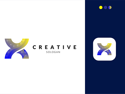 CREATIVE X+Y LETTER LOGO DESIGN