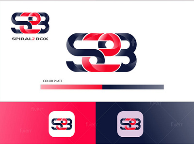 Abstract letter logo design