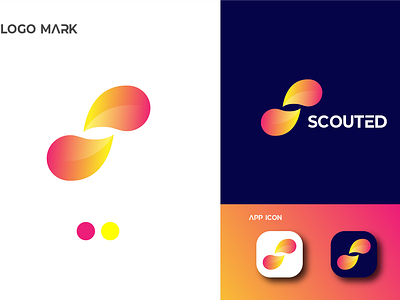 Modern S letter logo design