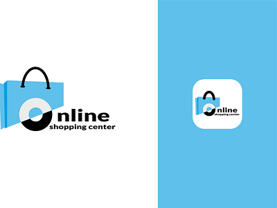 Abstract Online shopping logo design