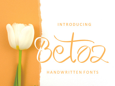 Betoz - Handwritten betoz fonts handwritten typeface