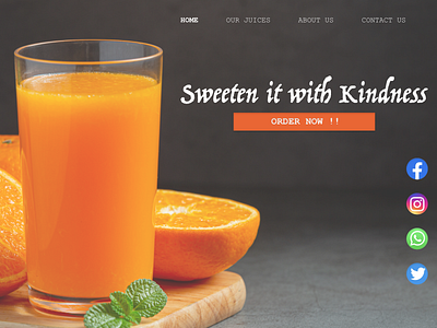 FreshJuiceApp branding designer designs graphic design homepage homepageideas juiceapphomepage ui uidesign uidesigner uidesignideas uidesigns uiux ux