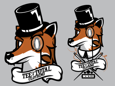 TTC (WIP) fox hat needle print scissors tee top tshirt uk
