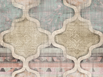 Seamless Moroccan Style Surface Pattern Design art design generative illustration moroccan pattern print procedural raster seamless surface textile