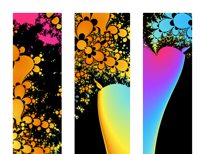 Fractal flower art branding canvas design digitalart fractals print