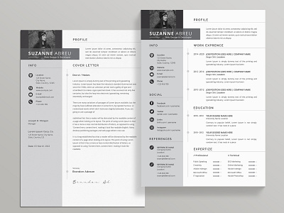 Resume/ CV Design Template. pdf resume resume design