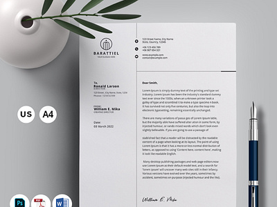 Minimal Letterhead Design