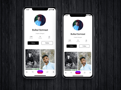 User Profile Ui Design for mobile | Ui Design for Mobile