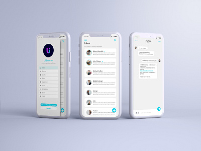 Direct Messaging UI design for mobile apps app desgin app designer bulbulsomraat creative design direct message direct messaging finevector inbox design message messaging ui designer uisomraat uxui