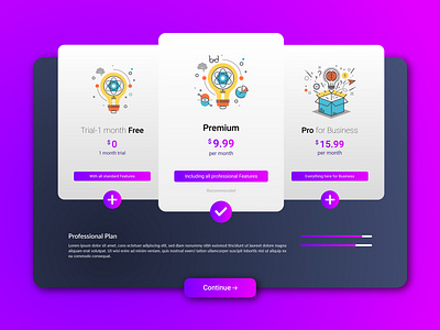 Pricing UI Design