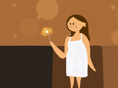 Lighting up - Illustration design illustration