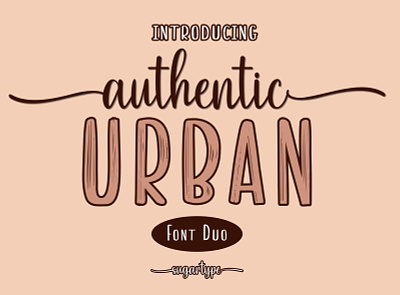 Authentic Urban Duo Font beautiful fonts branding branding fonts brush fonts design fancy fonts font font awesome font design font family handlettering handwriting handwriting fonts product fonts script font script font with tail