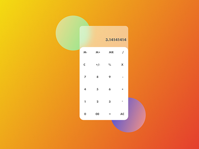 DailyUI 004 : Design Calculator