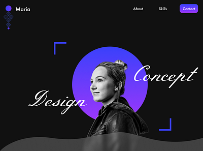 Designer Home Page design illustration ui uidesign ux uxdesign web
