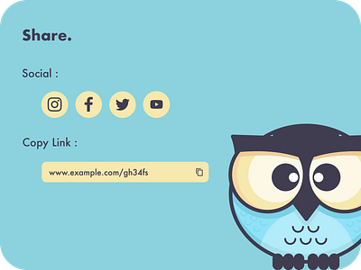 DailyUi 010 : Social Share