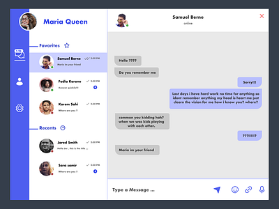 DailyUI 013 : Direct Messaging