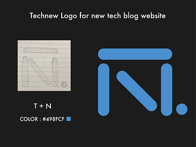 Technew Logo branding graphic design logo ui