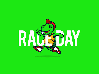 Turtle Race Funny Character branding design dribbble flat illustrator logo mascot mascotlogo race turtle ui vector