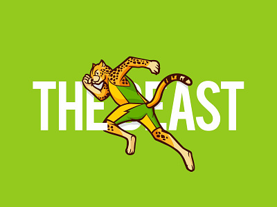 Cheetah Trail Running Character animal awesome branding character design dribbble flat gaming graphic design icon illustration logo mascot team vector